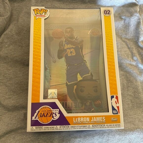 NBA Funko Lebron James Prizm Trading Card Pop - Picture 1 of 2